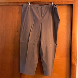 Eileen Fisher taupe slip on pants